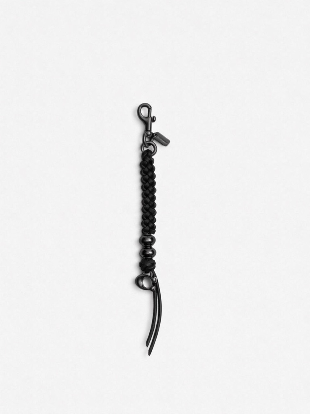 Coach Braided Leather Key/ Bag Charm
